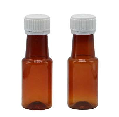 70 ml de PET Ambre xarope para tosse de bordo frasco de líquido oral para medicamento líquido