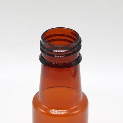 70 ml de PET Ambre xarope para tosse de bordo frasco de líquido oral para medicamento líquido
