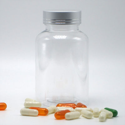 Garrafa de plástico PET transparente de 175 ml Boston Round para recipientes de medicamentos coloridos personalizados