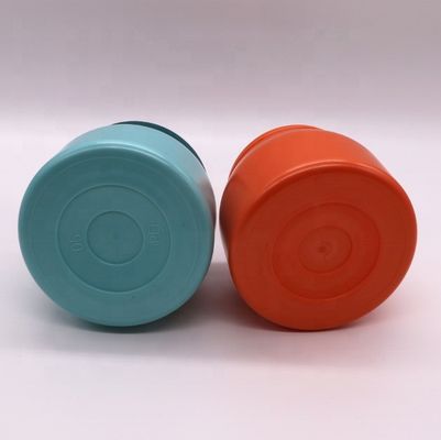 PE Botelha redonda de plástico personalizada frasco de degustação para armazenamento de comprimidos sólidos e suplementos