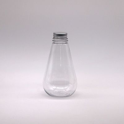Armazenamento de medicamentos 250 ml HDPE garrafa de plástico de forma única com logotipo personalizado e tampa de alumínio