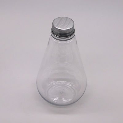 Armazenamento de medicamentos 250 ml HDPE garrafa de plástico de forma única com logotipo personalizado e tampa de alumínio