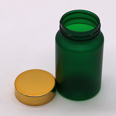 Recipiente de medicamentos Cápsula de vitaminas Porta- medicamento Botalhas de plástico vazio PET mate de 150 ml