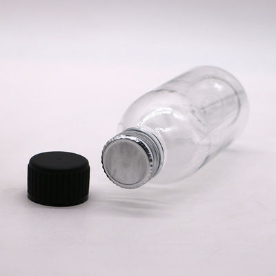 150 ml de PET Oval Ambar Prescrição Farmácia Medicamento Líquido Recipiente em Escala com Cobertura
