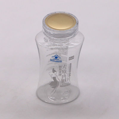 Design PET Collect Waist Bottle para Suplemento Nutricional Dietético Cápsula Pilha