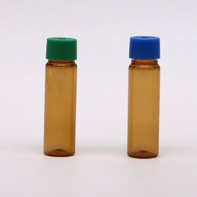 Garrafa de plástico líquido oral de forma redonda de 30 ml PET de qualidade alimentar com tampa à prova de adulteração