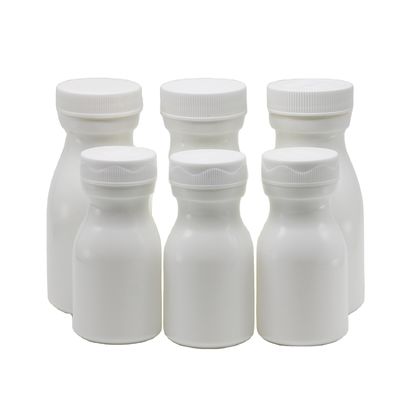 Garrafa de plástico HDPE de 60 ml para armazenamento conveniente de comprimidos e cápsulas sólidas