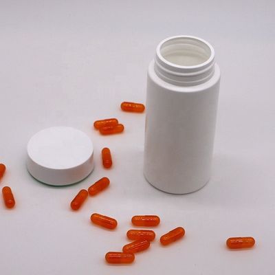Botões de plástico de logotipo em relevo de cor personalizado para cápsulas/comprimidos/pílulas/pólvora 200ml