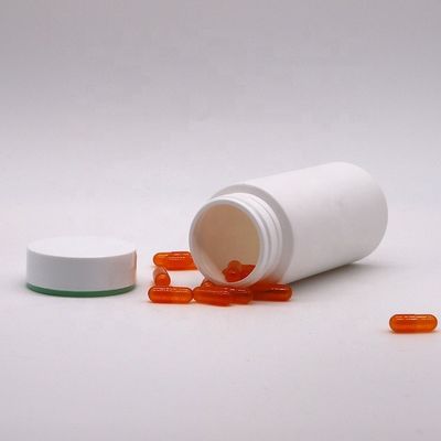 Botões de plástico de logotipo em relevo de cor personalizado para cápsulas/comprimidos/pílulas/pólvora 200ml