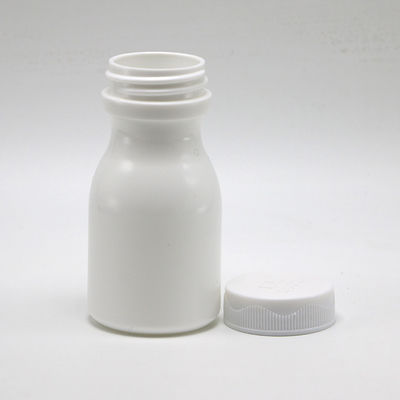 Garrafa de plástico HDPE de 60 ml para armazenamento conveniente de comprimidos e cápsulas sólidas