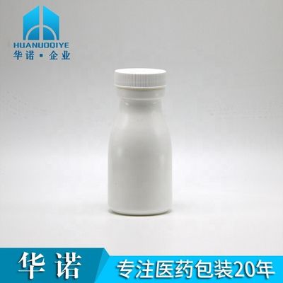 Garrafa de plástico HDPE de 60 ml para armazenamento conveniente de comprimidos e cápsulas sólidas