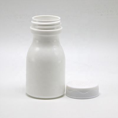 Garrafa de plástico HDPE de 60 ml para armazenamento conveniente de comprimidos e cápsulas sólidas