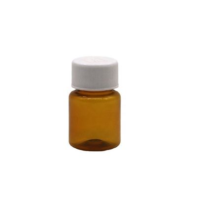 Serigrafia 15 ml PET vazio plástico recipiente de frasco de pílula para medicamento para pó sólido