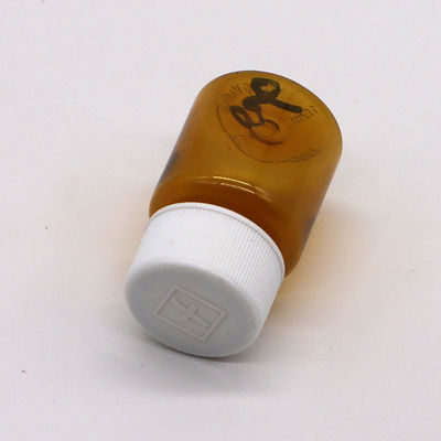Serigrafia 15 ml PET vazio plástico recipiente de frasco de pílula para medicamento para pó sólido