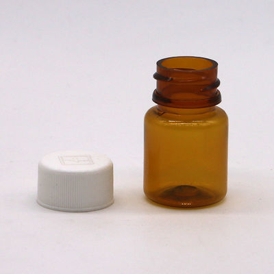 Serigrafia 15 ml PET vazio plástico recipiente de frasco de pílula para medicamento para pó sólido