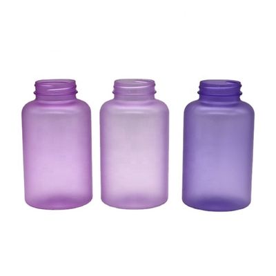 PET Tipo de plástico 400ml Farmácia recipientes de cápsulas de pílulas garrafas com cor personalizada