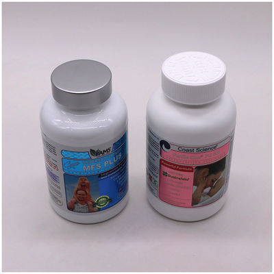 PET Tipo de plástico 400ml Farmácia recipientes de cápsulas de pílulas garrafas com cor personalizada