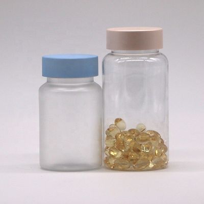 60 ml/100 ml/120 ml/250 ml Botão de plástico PET com acabamento fosco cor personalizada e outros medicamentos