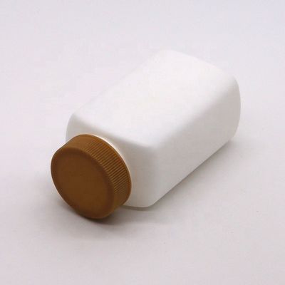 Outro medicamento de cor customizada HDPE 160 ml frasco de medicamento de forma única com várias tampas