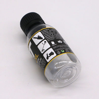 CAPE DE VÍRO Botão em escala de PET para 100 ml/60 ml de material de base de xarope PET Caps tamperproof