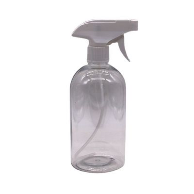 600mL 20OZ PET Spray Flask Boston Redondo Plástico Pompas de Cor Personalizadas gatilho Spray Bottle de Desinfetante de Mãos