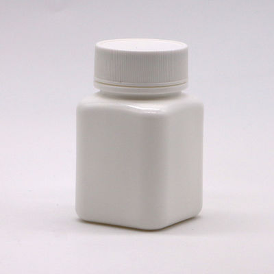 60 ml de frasco de plástico quadrado para comprimido