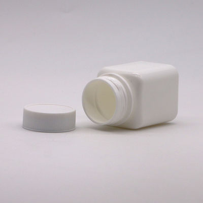 60 ml de frasco de plástico quadrado para comprimido