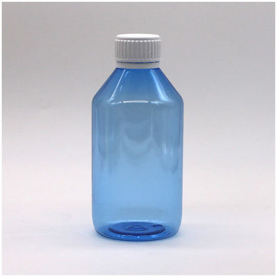 Capa de parafuso de garrafa de plástico líquido de cor personalizada de 250ml PET e opção de cor incluída