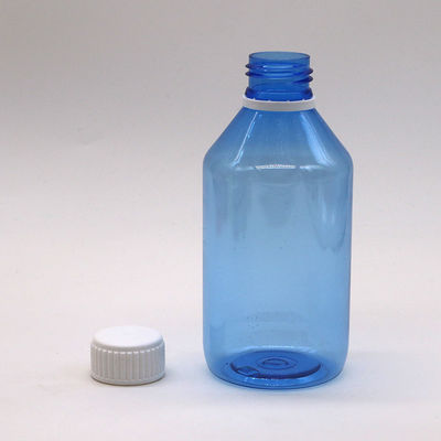 Capa de parafuso de garrafa de plástico líquido de cor personalizada de 250ml PET e opção de cor incluída