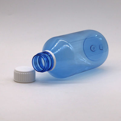Capa de parafuso de garrafa de plástico líquido de cor personalizada de 250ml PET e opção de cor incluída
