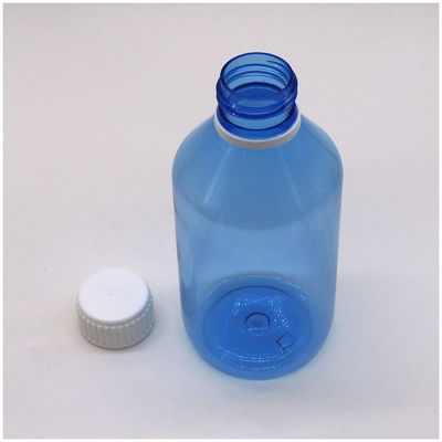 Capa de parafuso de garrafa de plástico líquido de cor personalizada de 250ml PET e opção de cor incluída
