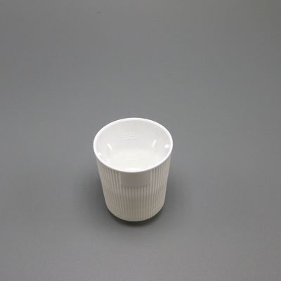 Garrafa de enxaguante bucal de plástico PET de pescoço comprido branco com capacidade de 250 ml e impressão em tela