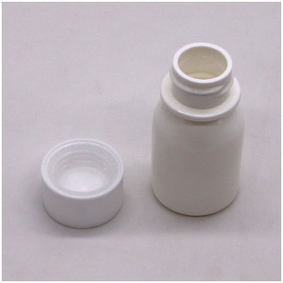 30 ml frasco de medicamento líquido oral em PE branco com tampa à prova de crianças e tampa CRC