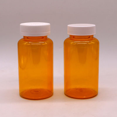 Capacetes resistentes a crianças Recipientes de pílulas PET para Farmácia Medicina Organização 250mL