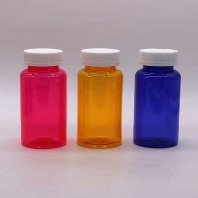 Capacetes resistentes a crianças Recipientes de pílulas PET para Farmácia Medicina Organização 250mL