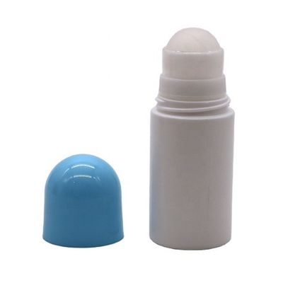 Creme para os olhos de HDPE Rolo de frasco recarregável para repelente de mosquitos antitranspirante 50 ml