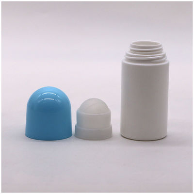 Creme para os olhos de HDPE Rolo de frasco recarregável para repelente de mosquitos antitranspirante 50 ml