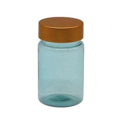 70 ml PET Botelho Pequeno Transparente Recipiente de Medicamento Plástico com Cobertura PS Serviço OEM