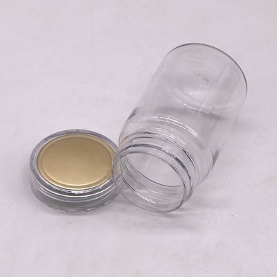 70 ml PET Botelho Pequeno Transparente Recipiente de Medicamento Plástico com Cobertura PS Serviço OEM