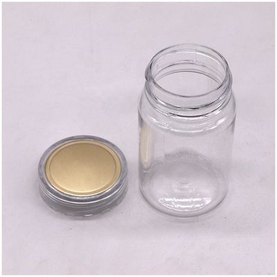 70 ml PET Botelho Pequeno Transparente Recipiente de Medicamento Plástico com Cobertura PS Serviço OEM