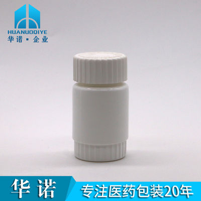 60 ml de HDPE embalado em plástico de forma quadrada para suplemento medicinal