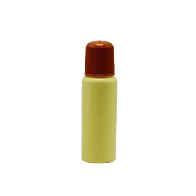 Materiais do corpo PE 70cc garrafa de bola rolante recarregável para óleos essenciais e cosméticos