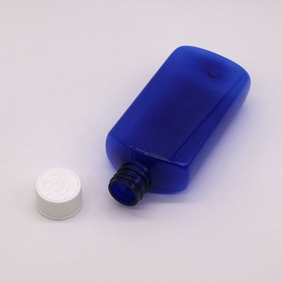 Logotipo personalizado 180ml PET Quadrado Botelho de xarope estéril para tosse com tampa de segurança infantil
