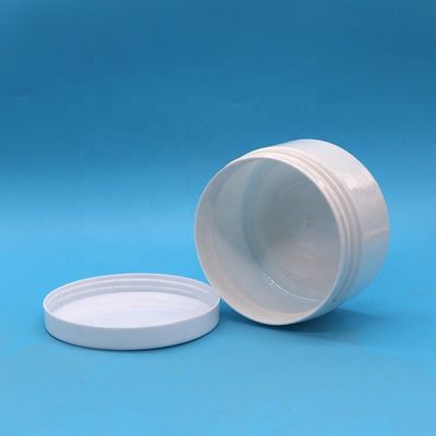 Recipientes de boca larga de medicamentos com garrafas redondas de creme PET de 8 onças e logotipo personalizado