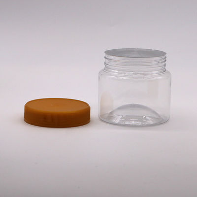 Material do colarinho PET garrafas de plástico 5oz 150cc Jar de plástico claro Mason para armazenamento de alimentos
