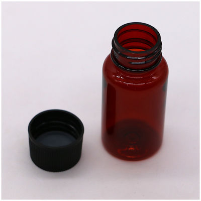 Material de base PET 1 oz/25 ml garrafa de plástico líquido oral personalizado para a indústria médica