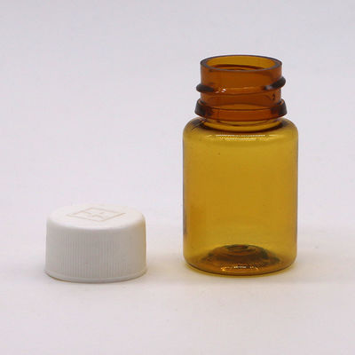 Embalagem Farmacêutica Garrafa de plástico PET com cor transparente e serigrafia