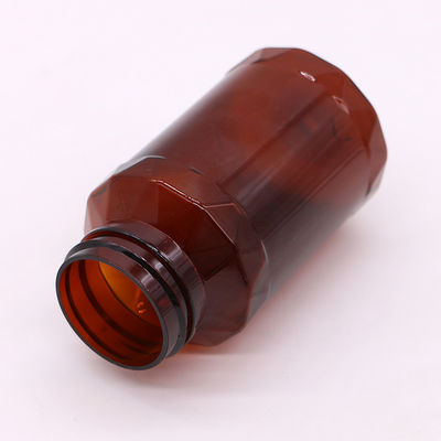 Garrafas de plástico PET de forma única para comprimidos e cápsulas em cores personalizadas de 150 ml