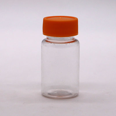 20 ml/ CC Botão de plástico PET com inserção para pílula e frasco de remédio à prova de vazamento