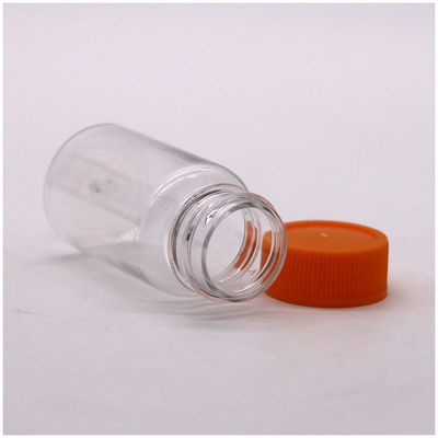20 ml/ CC Botão de plástico PET com inserção para pílula e frasco de remédio à prova de vazamento